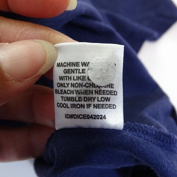 Ed Hardy Graphic Cropped T-shirt Blue Women Size L Y2K Indie Tattoo Art Grunge - Picture 8 of 11